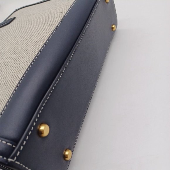 TORY BURCH Small Walker Canvas Satchel Bag - Picture 5 of 8